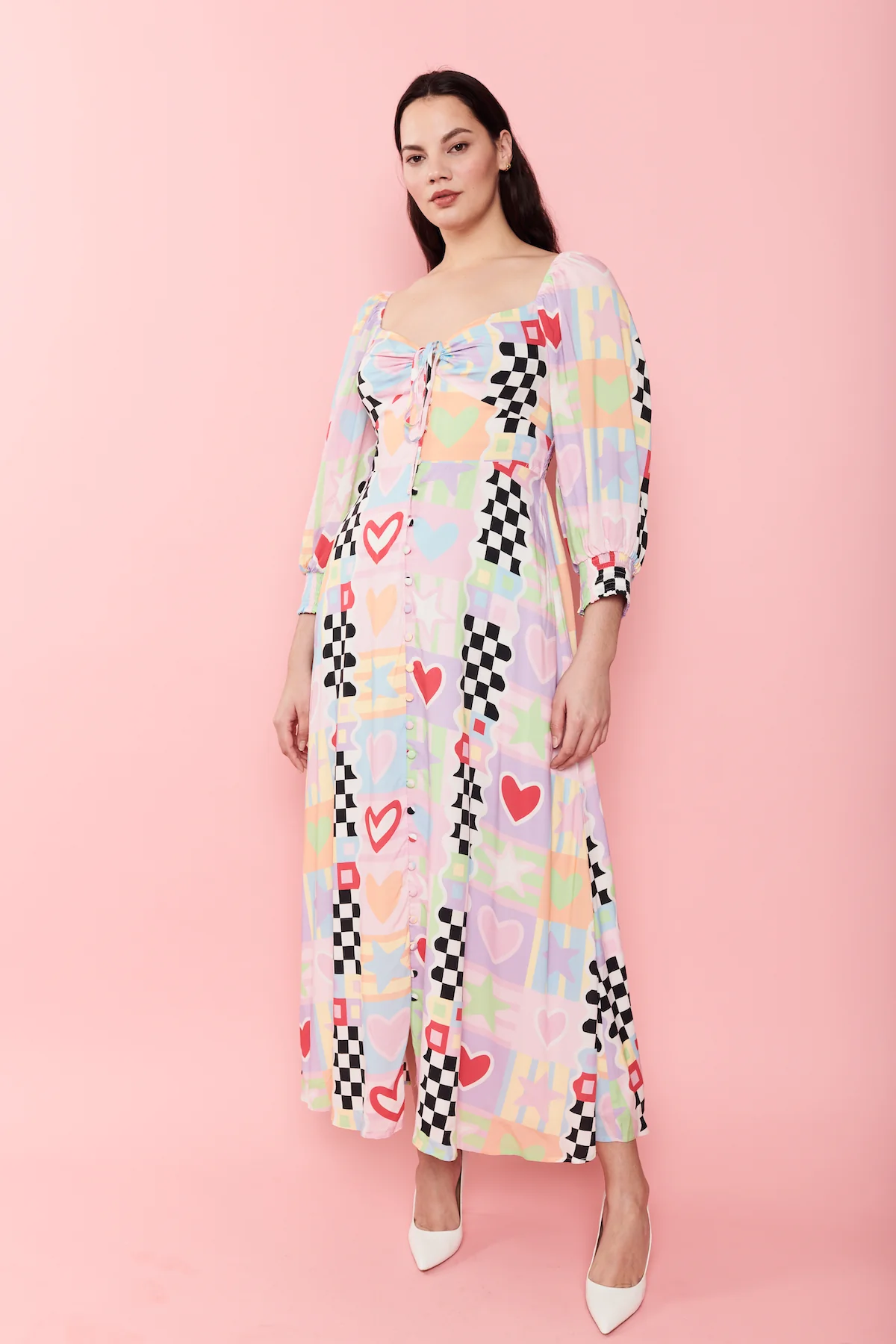 Alana Cut And Paste Dress RENTAL - Image 3