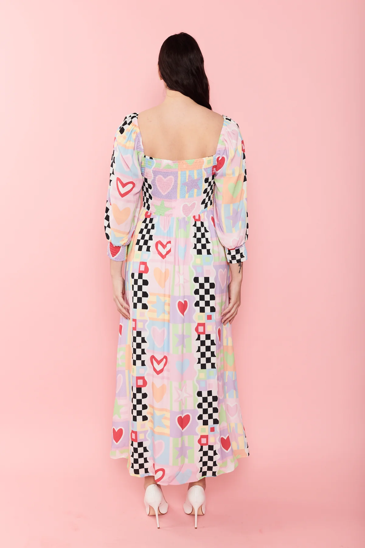 Alana Cut And Paste Dress RENTAL - Image 4
