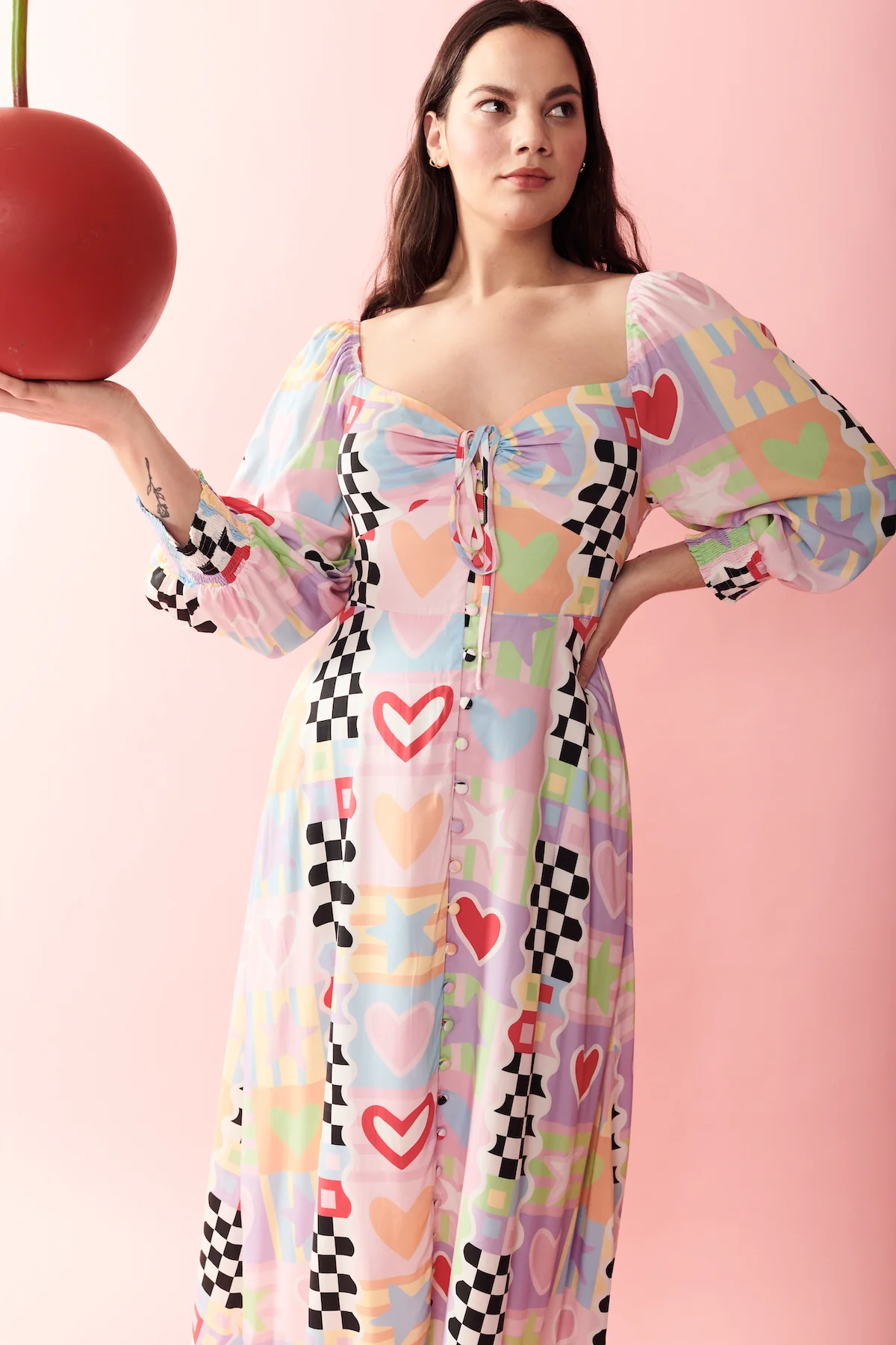 Alana Cut And Paste Dress RENTAL - Image 5