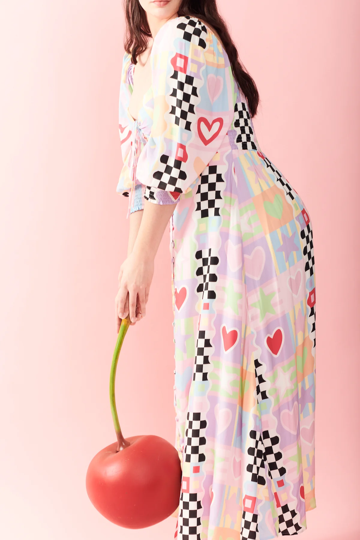 Alana Cut And Paste Dress RENTAL - Image 6