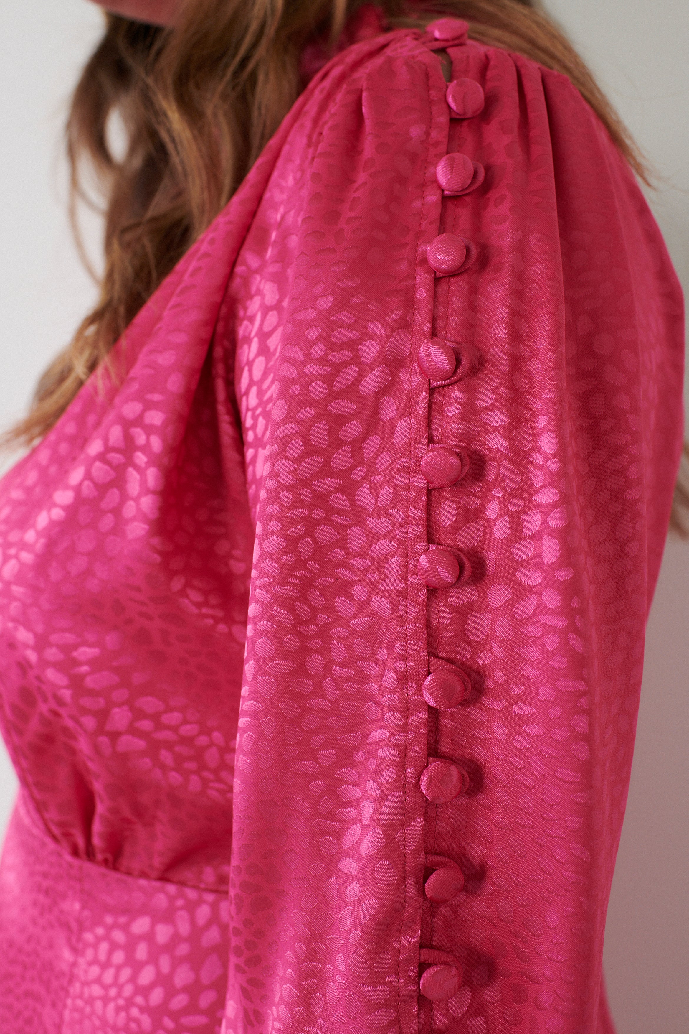 Arabella Pink Midi Dress RENTAL - Image 6