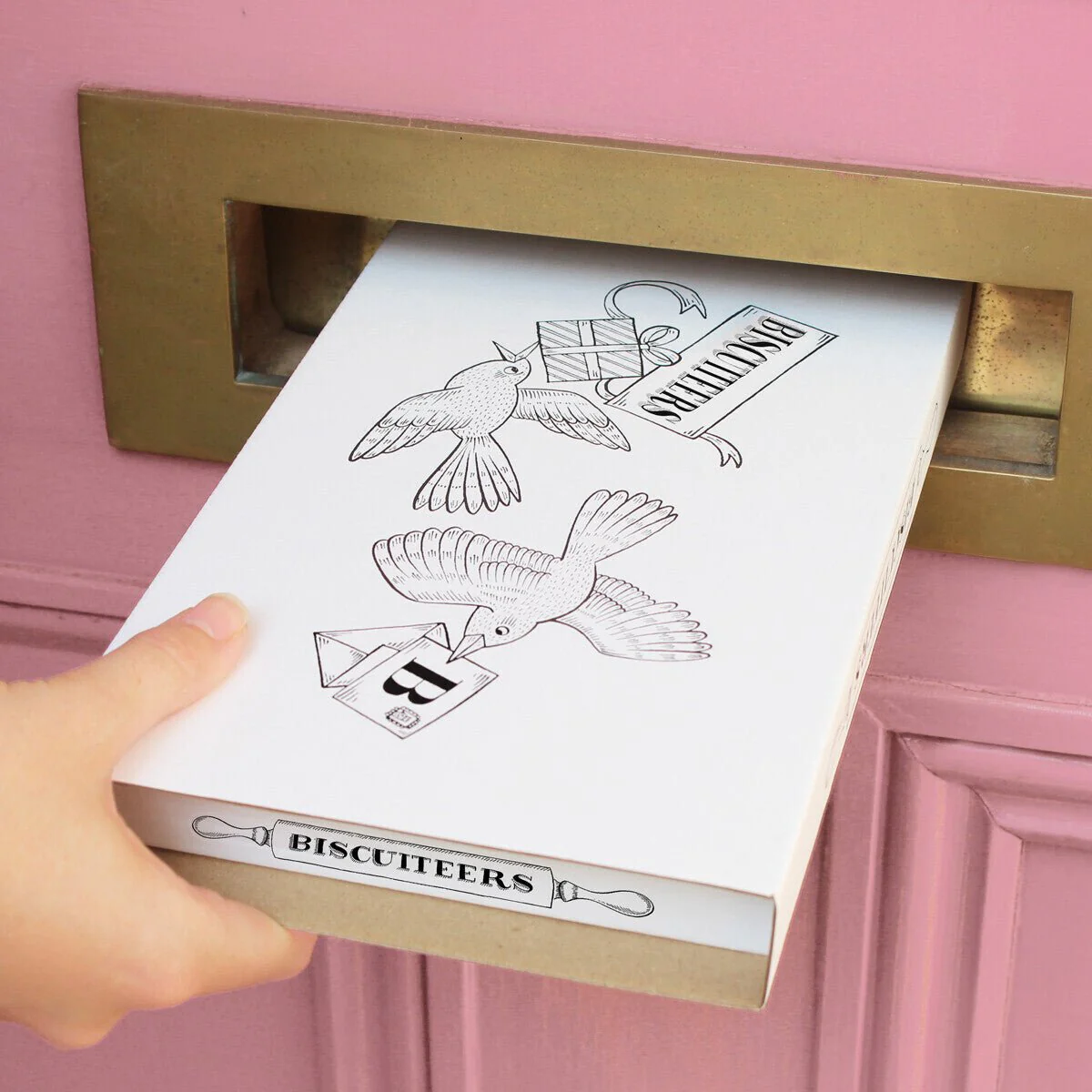 Biscuiteers x Olivia Rubin Croissant Letterbox Biscuit - Image 4