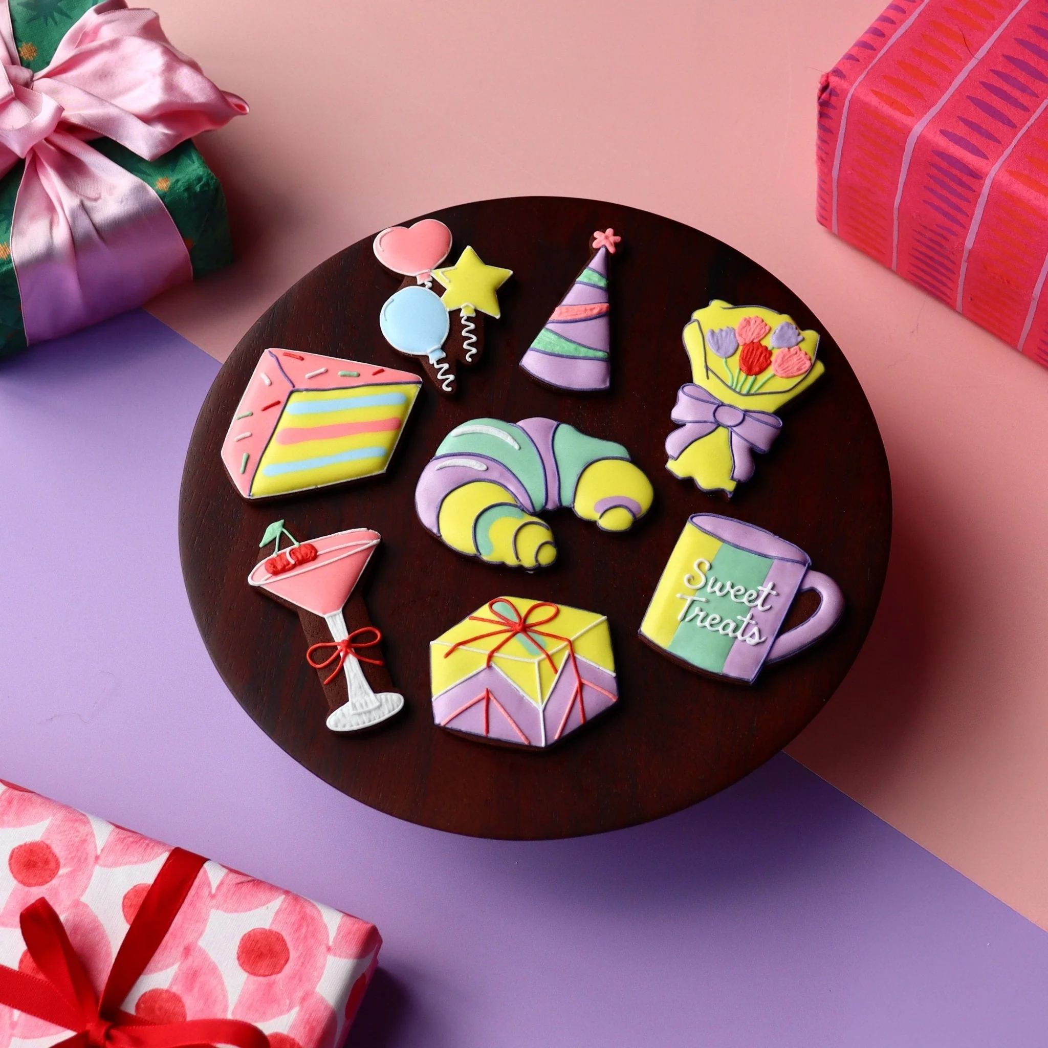 Biscuiteers x Olivia Rubin Sweet Celebration Biscuit Tin - Image 3