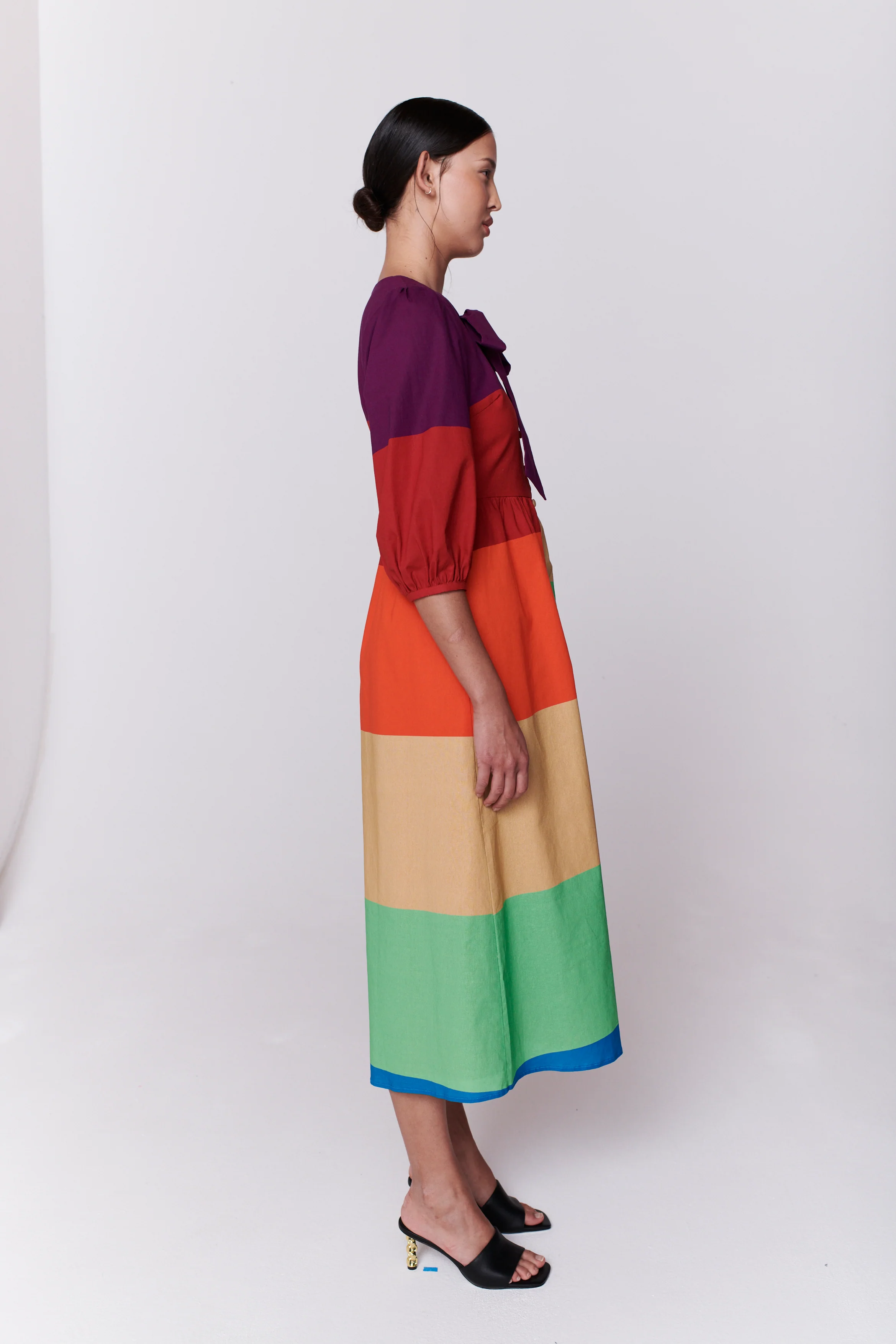 Caitlin Colourblock Midi Dress RENTAL - Image 5