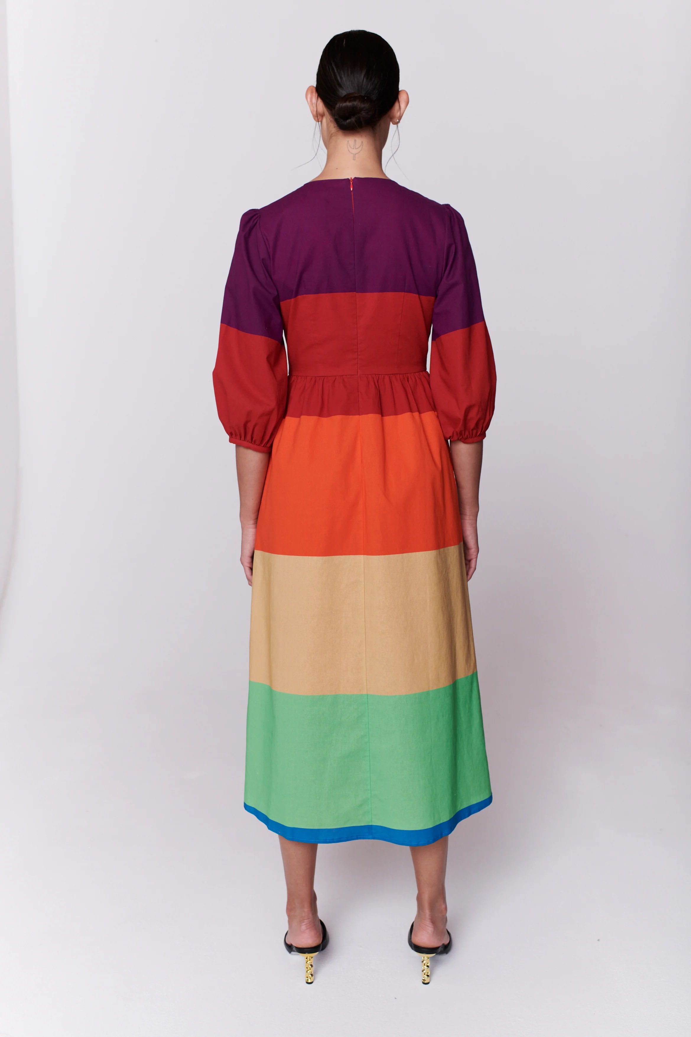 Caitlin Colourblock Midi Dress RENTAL - Image 6