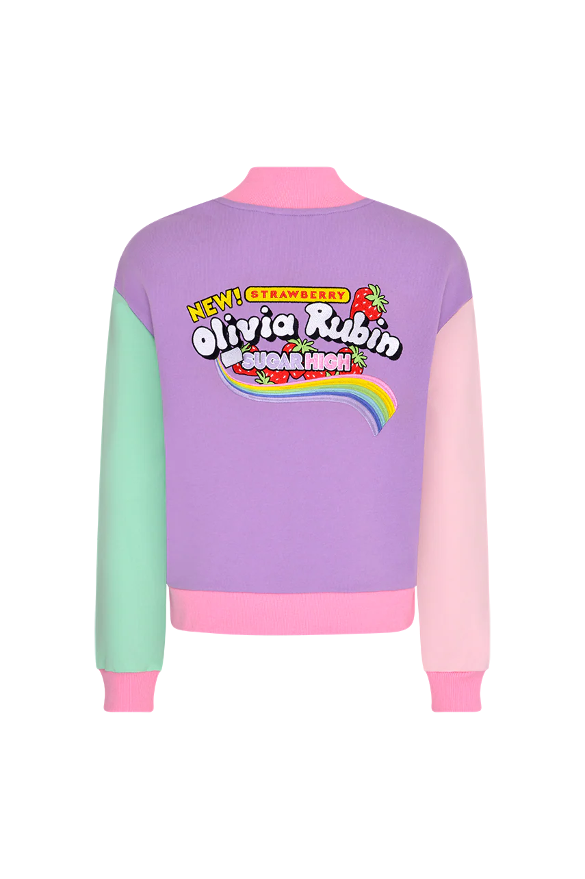 Cassia Colourblock Varsity Jacket - Image 4