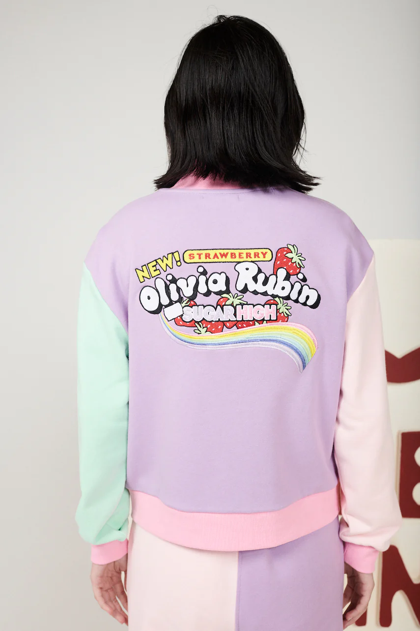 Cassia Colourblock Varsity Jacket - Image 6