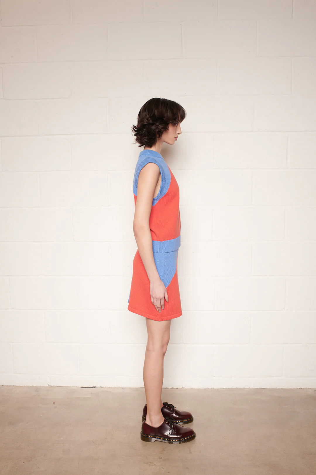 Catriona Striped Knit Mini Skirt - Image 3