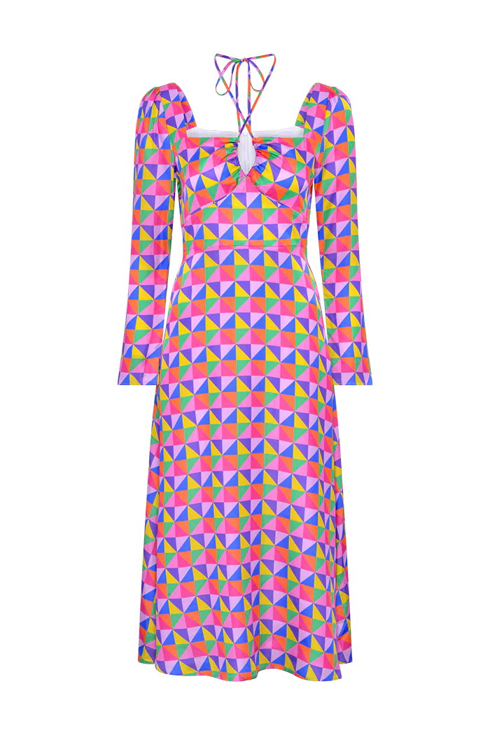 Elliot Origami Midi Dress RENTAL - Image 2