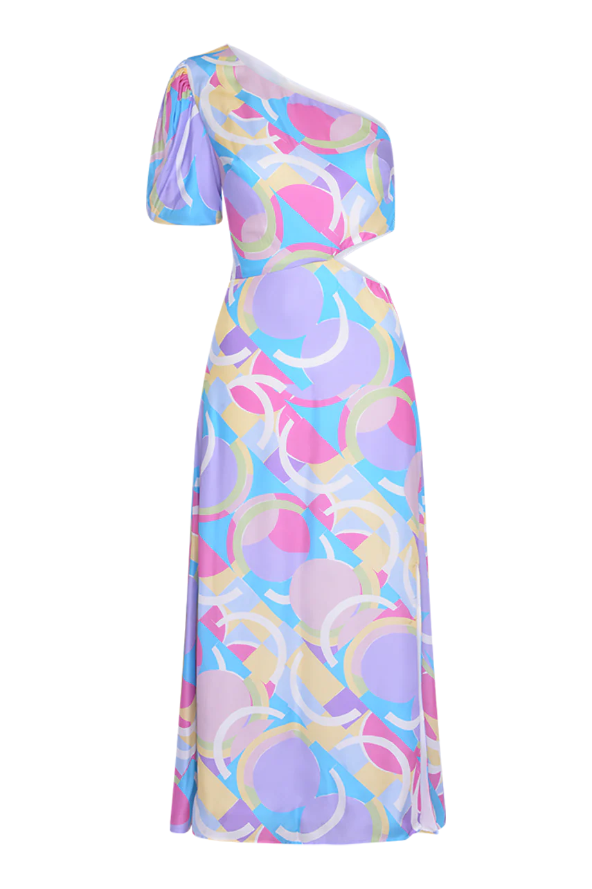 Frances Circle One Shoulder Dress RENTAL