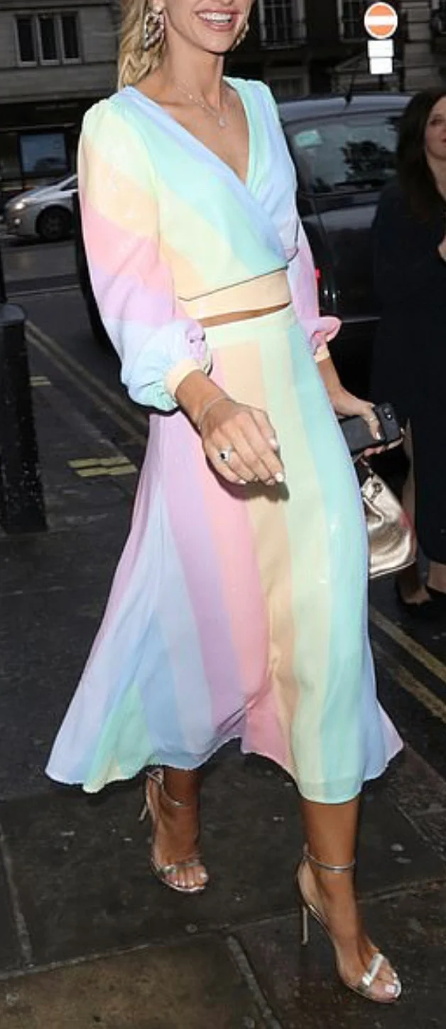 Kendall Pastel Stripe Sequin Top - Image 4
