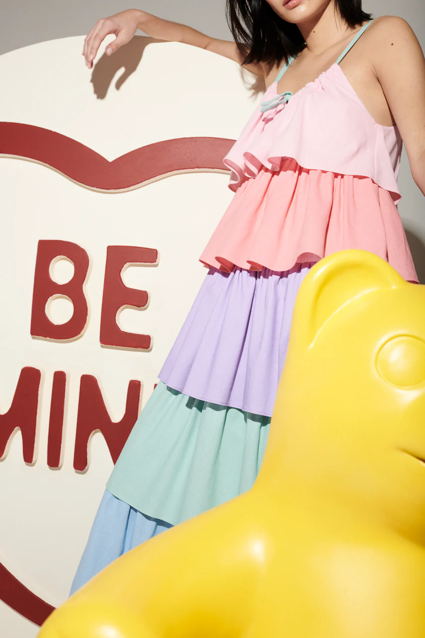 Lilia Colourblock Dress RENTAL - Image 5